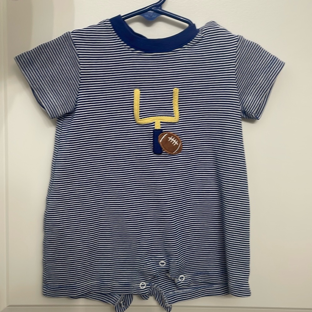 Claire & Charlie shorts onesie